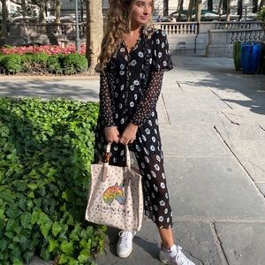 Floral MIDI freepeople dress (no slip)